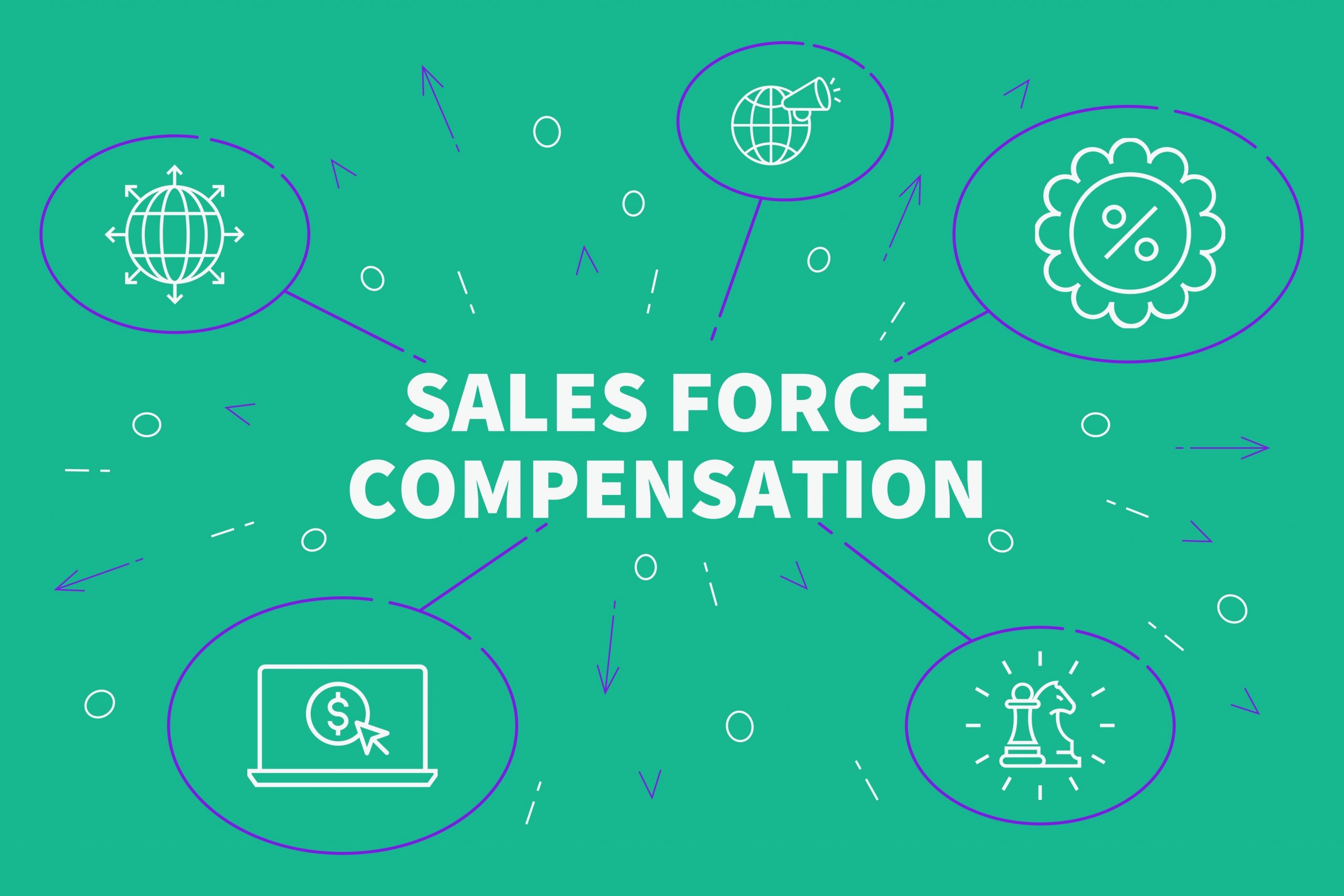 graphic that says sales force compensation