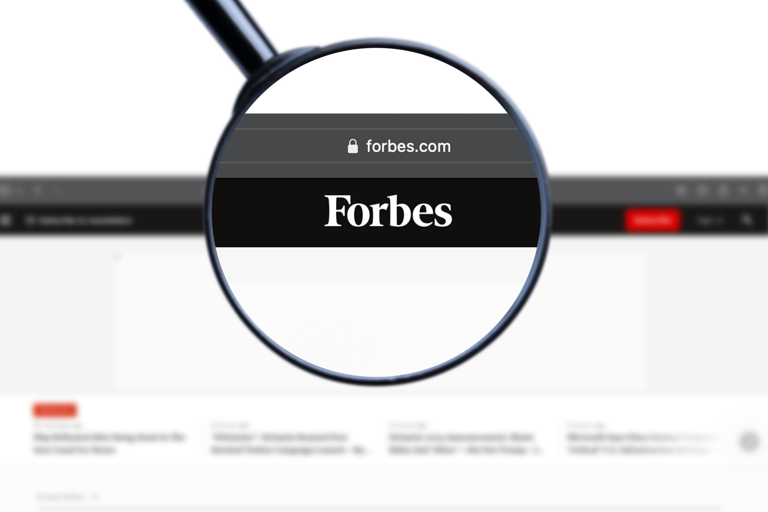 picture of the forbes website